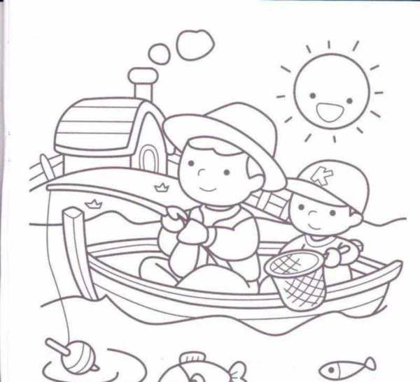 幼儿园涂色简笔画图片 小班