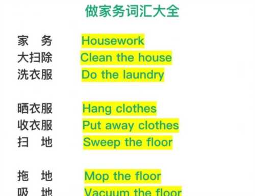 服务内容英文翻译