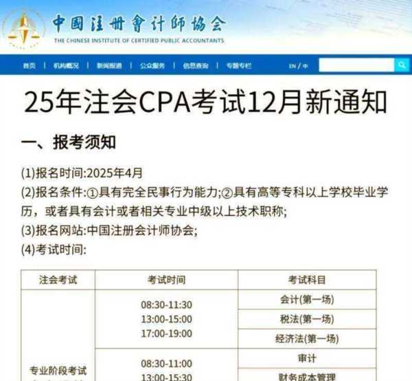 cpa注册会计师考几门课程