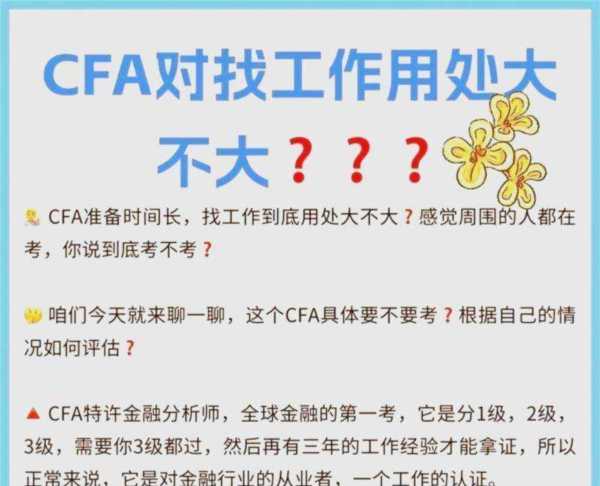 cfa考试是什么意思