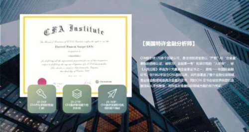 金融分析师cfa适合女生吗考研专业