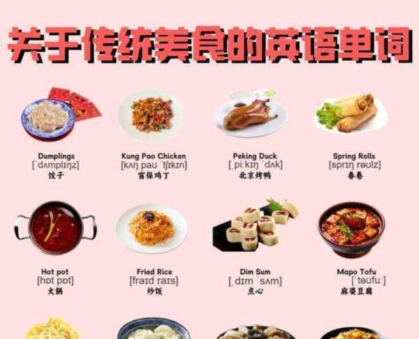 关于食物的英语大全英语单词有哪些