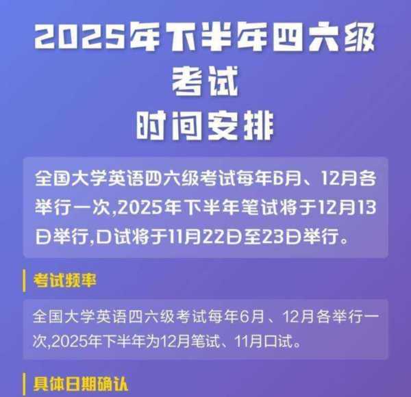 英语四六级考试时间2026年下半年什么时候出成绩