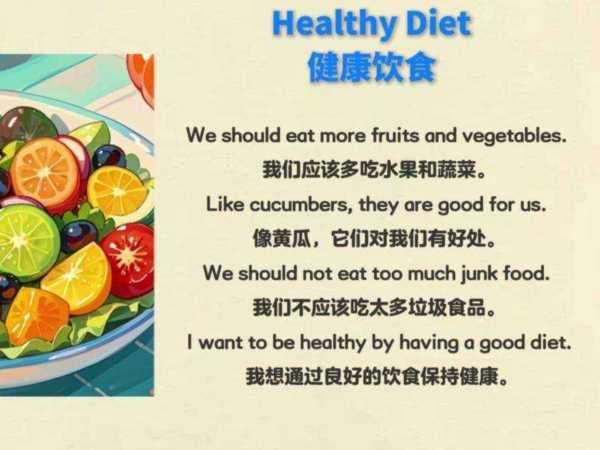 包含饮食习惯的英语的词条
