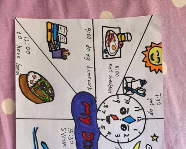用英语写我的一天5句话带翻译