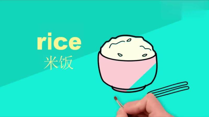米饭用英语怎么拼写
