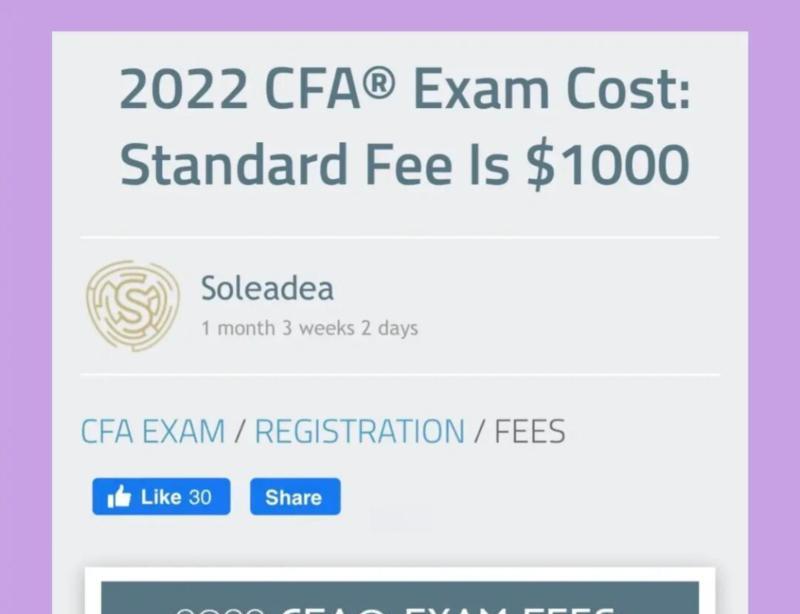 cfa报名时间和考试时间