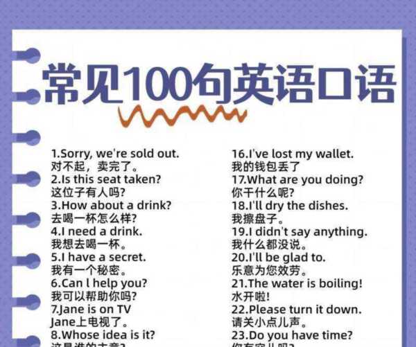 想学口语英语最快怎么学