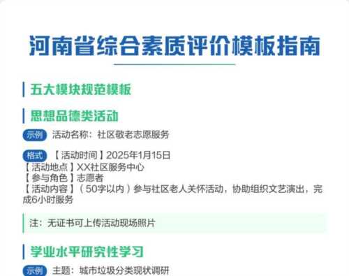河南省普通高中素质信息管理系统