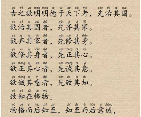 大学之道原文高二选修上册