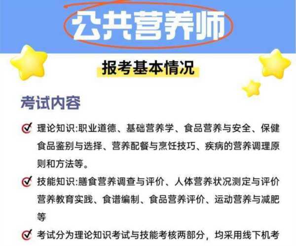 全国公共营养师报考官网查询