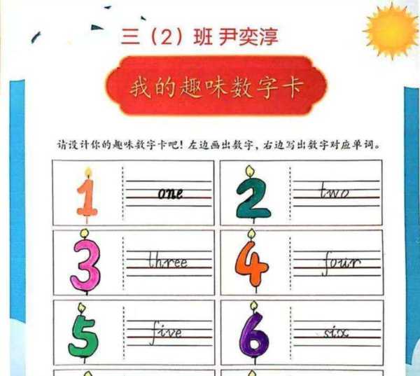 数一数用英语怎么读?