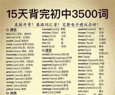 初中英语词汇表3500词带音标