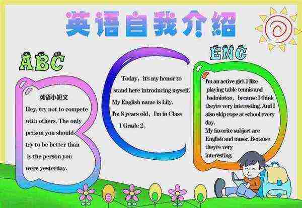 10句英语自我介绍简易小学生
