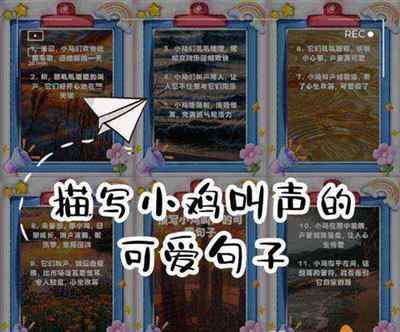 chicken造句简单一点