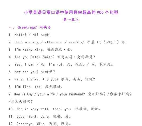 英语口语考试常用语有哪些