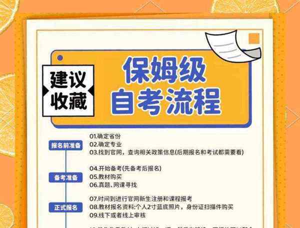 自考到底有什么流程,要怎么考?
