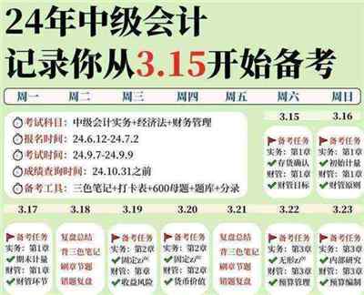 2021年报考中级会计职称的时间