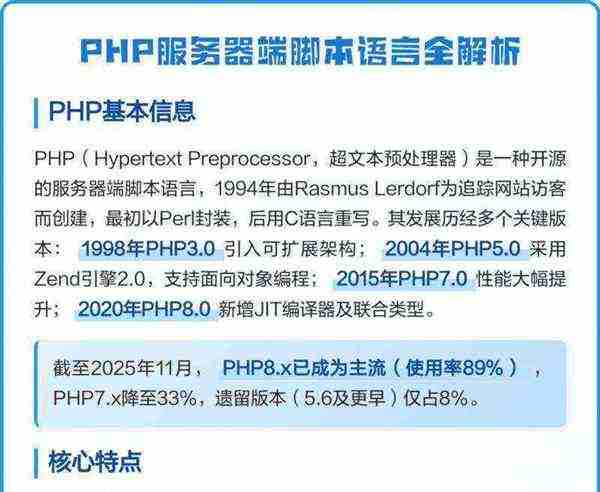 php语言的优势和劣势