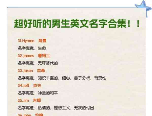 王子的英文名字一般都叫什么