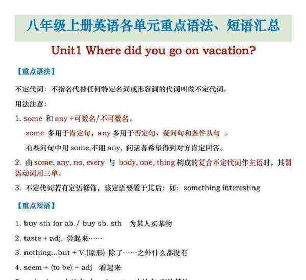英语语法基础知识大全 知识点