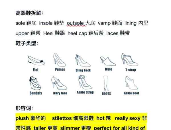 鞋子的单词怎么写英语怎么写