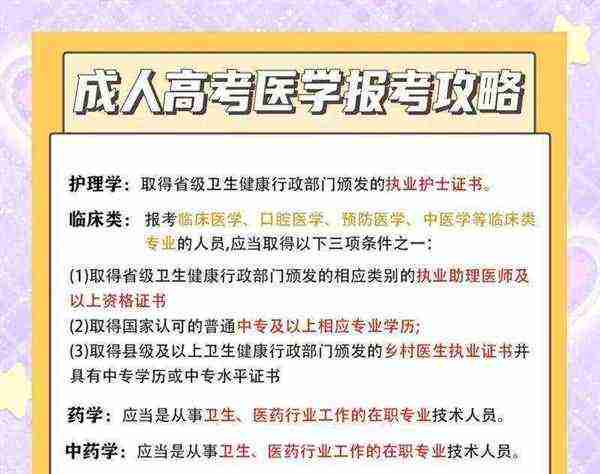  高考报考医学类要提供什么证明