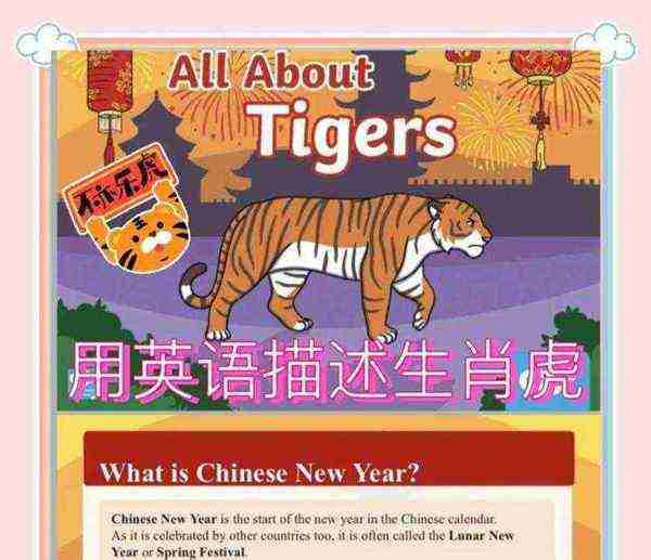 他们是老虎的英语怎么写的