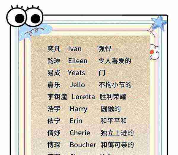 英语名怎么取才好听女生