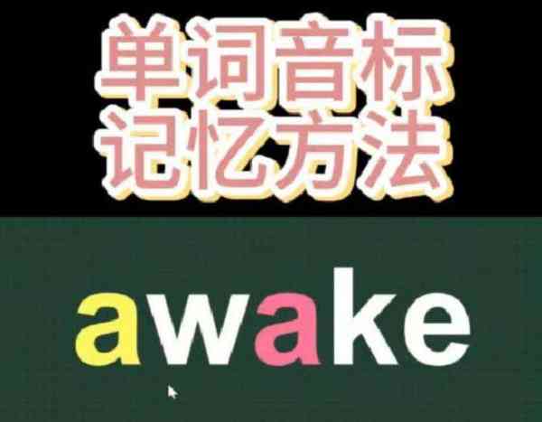 醒来的英文怎么写的单词