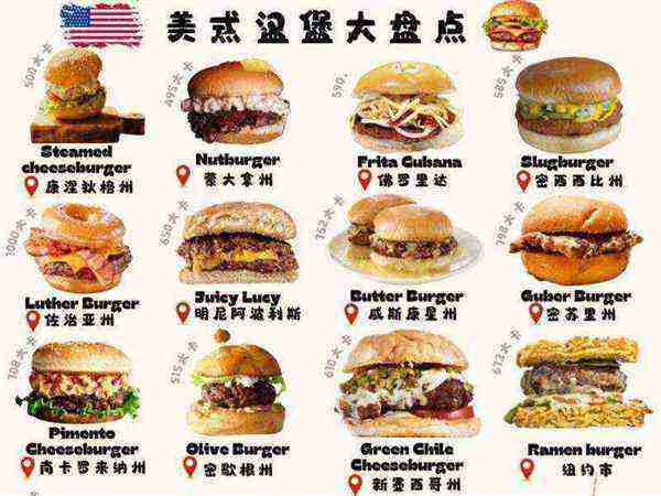 汉堡的英文字母怎么说