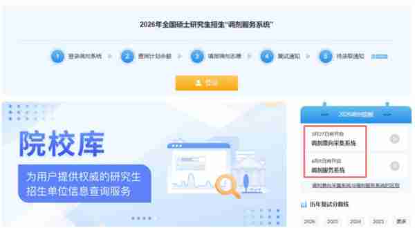 研究生调剂系统官网首页