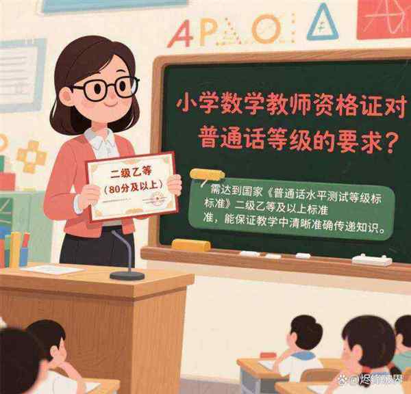 小学数学教资普通话有什么标准嘛知乎
