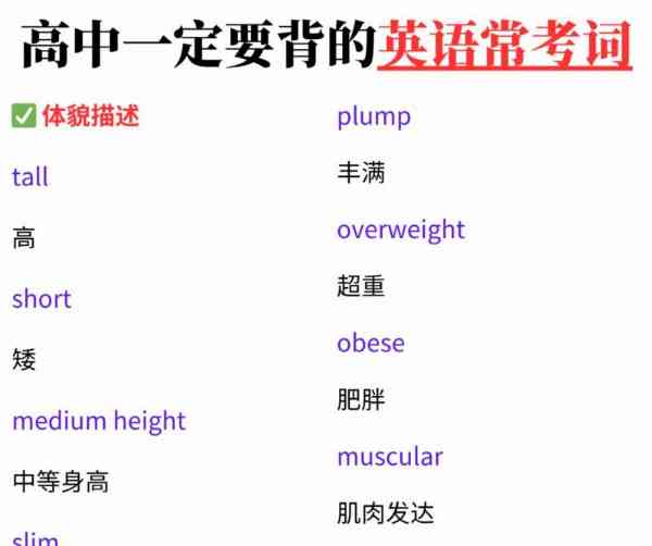 矮的怎么写用英语