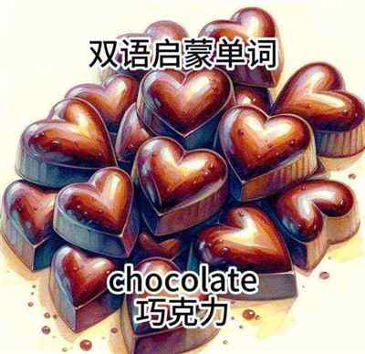 巧克力的英语单词是什么?