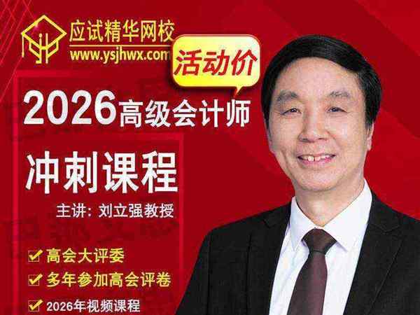 高级会计师考试辅导视频