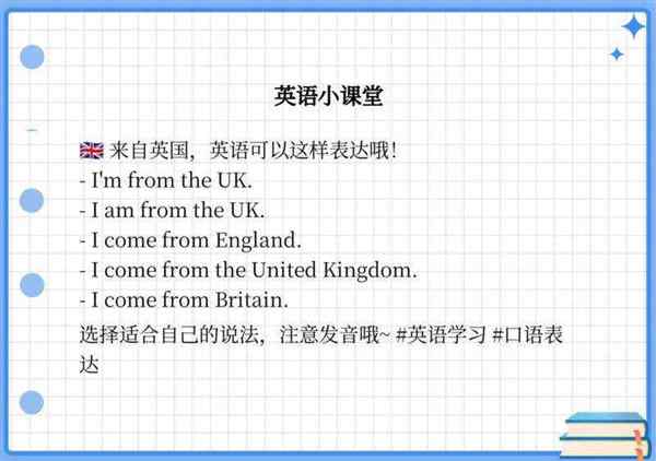 你好你来自哪里用英语怎么说