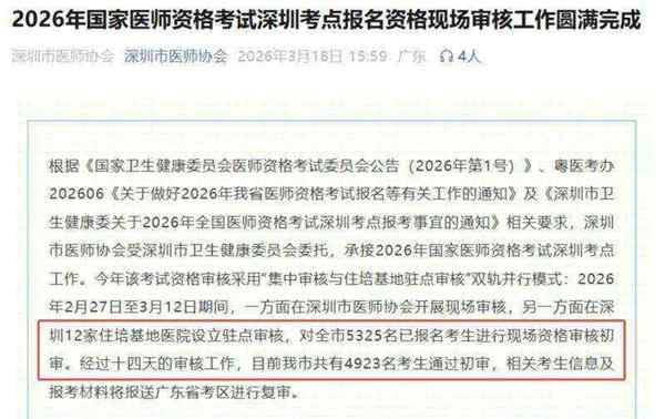 关于医师资格证通过率排名的信息