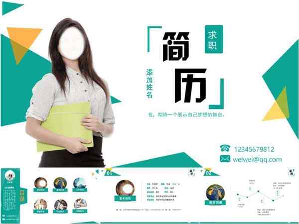 包含个人就业能力展示ppt模板的词条