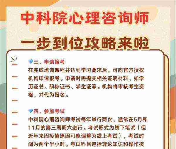 中科院心理咨询师报考条件官网查询