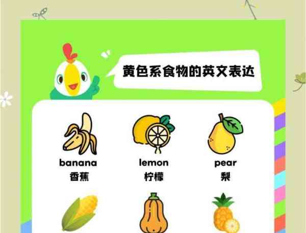 英语黄色的单词怎么写?