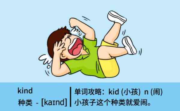 kind用英语怎么读什么意思