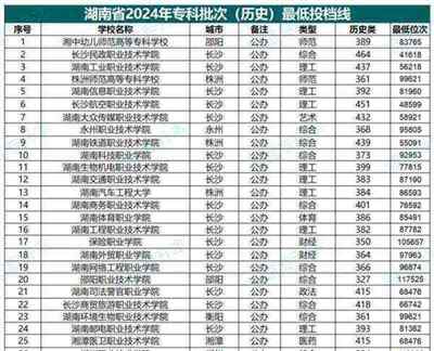 湖南大专学校排行榜前十名