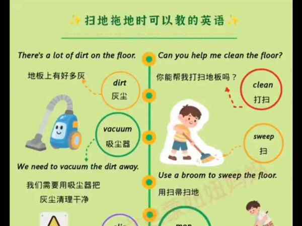 扫地英语单词用英语怎么说呢
