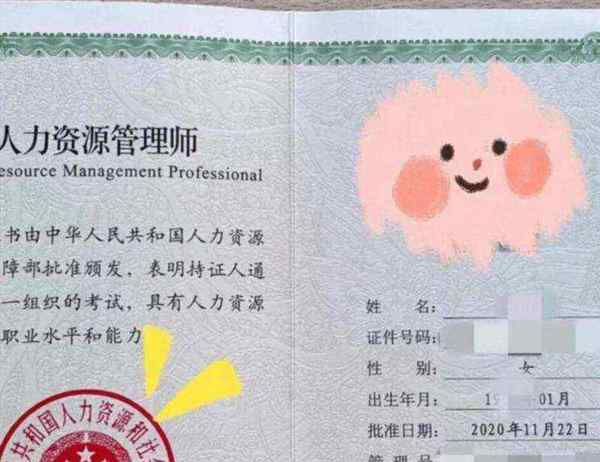 企业人力资源管理师职业资格证书