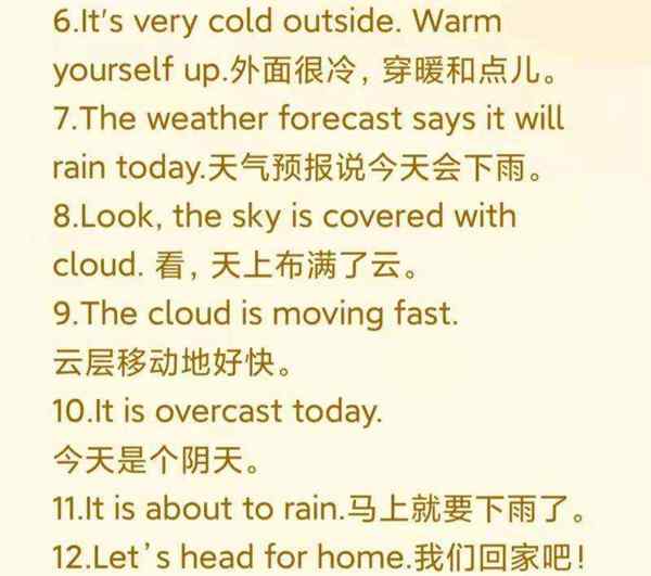 今天天气怎么样用英语怎么说两种