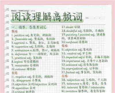 读书用英语怎么表示单词的