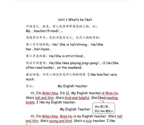 五年级上册英语作文范文大全