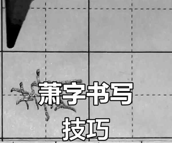 萧的艺术字怎么写