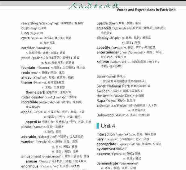 高一英语必修一单词词性变换